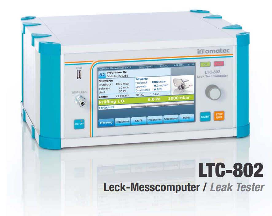 Tester szczelności Innomatec LTC 802